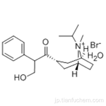 ３−（３−ヒドロキシ−１−オキソ−２−フェニルプロポキシ）−８−メチル−８−（１−メチルエチル）−８−アゾニアビシクロ（３．２．１）オクタンブロマイド一水和物ＣＡＳ ６６９８５−１７−９